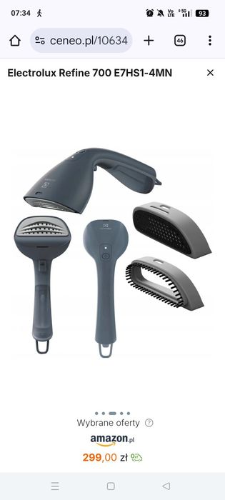 Parownica Electrolux