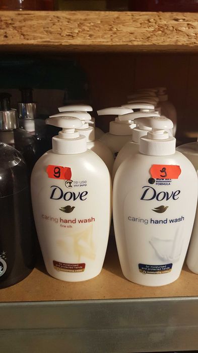 Dove 4szt mydelko w płynie nowe