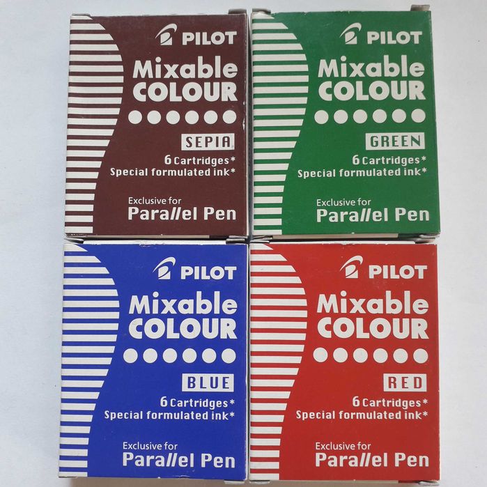 Wkłady do Pióra Pilot Parallel Pen IC-P3-S6 mix kolorów