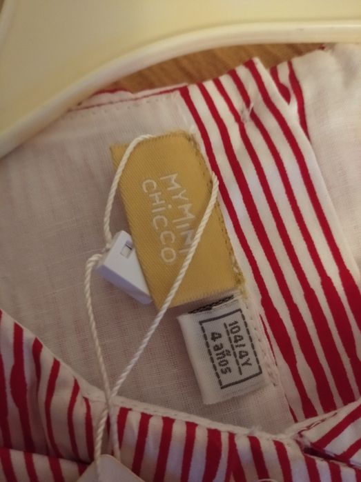 Vestido novo da Chicco tamanho 4 anos