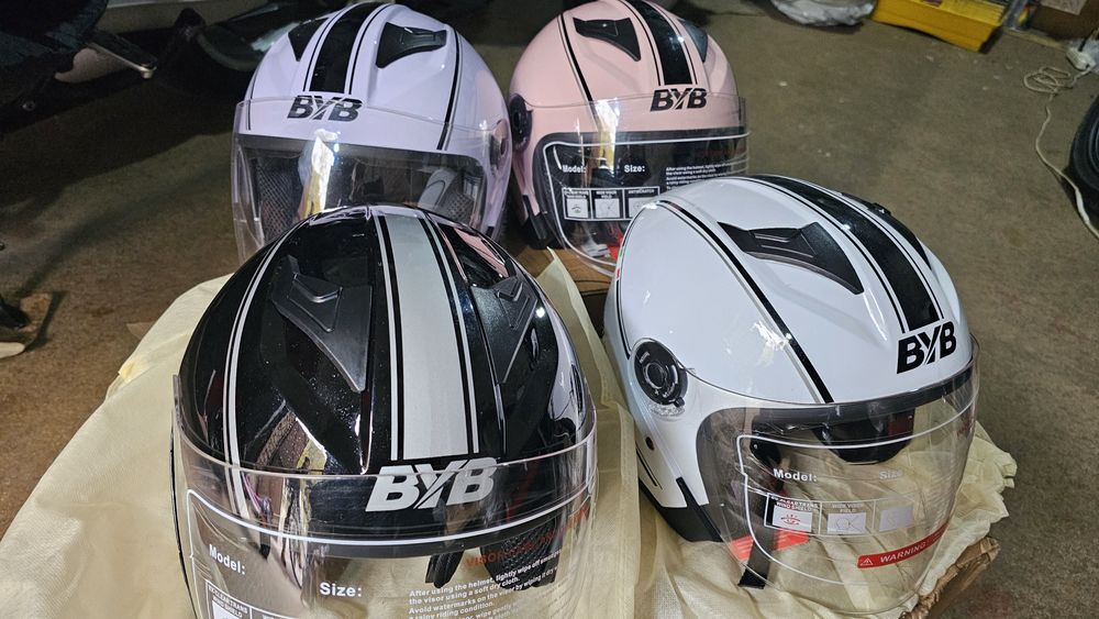 Мото Шлем полулицевой BYB