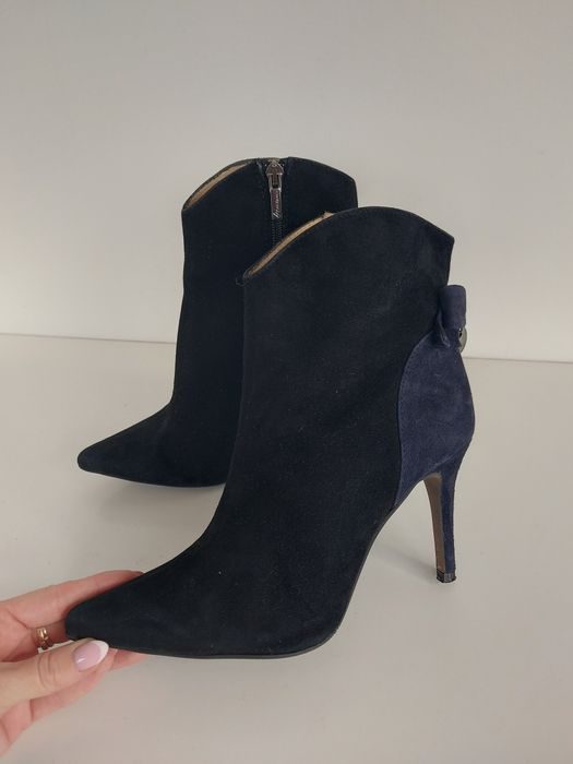 Buty damskie botki skórzane Marian w rozmiarze 38