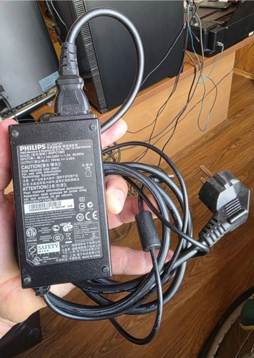 Блок Живлення - Philips ADPC1965 19v-3,42A(5.5x2.5мм) - Оригінал (Б/В)