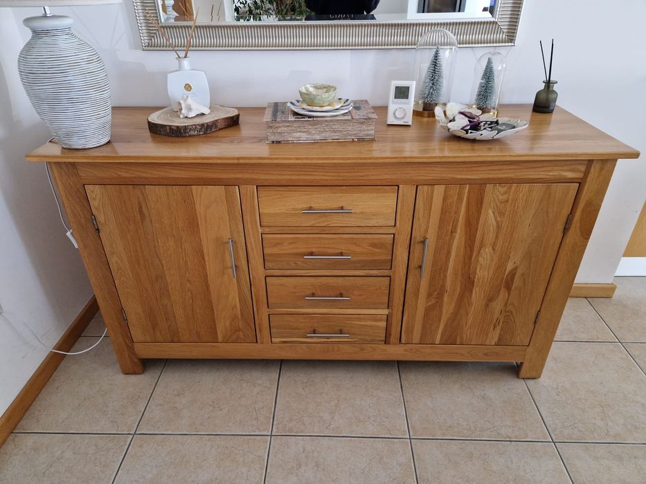 Mobília completa de sala madeira maciça