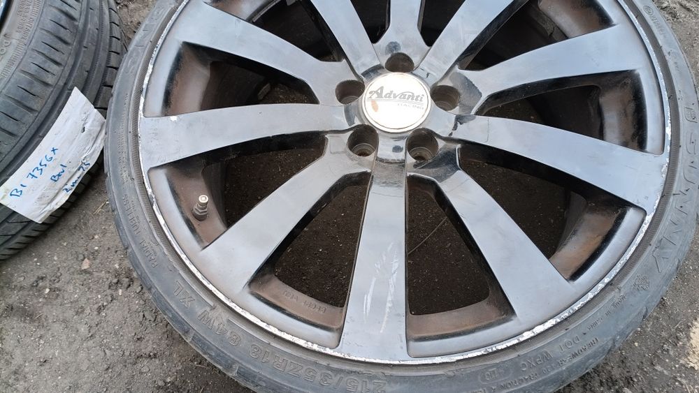 5 x 100 18 cali golf polo prius koła felgi
