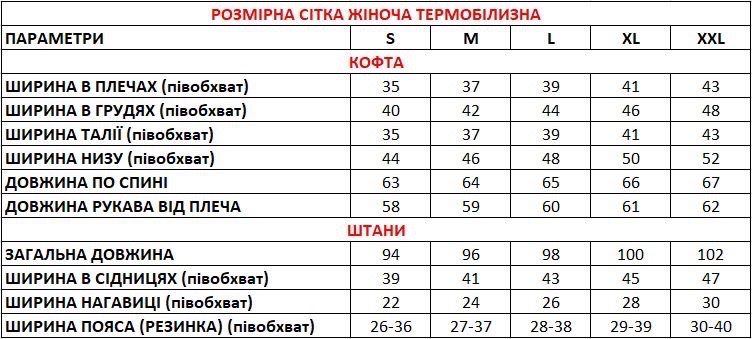 Термобілизна Columbia жіноча, чоловіча. Термобелье женское, мужское.