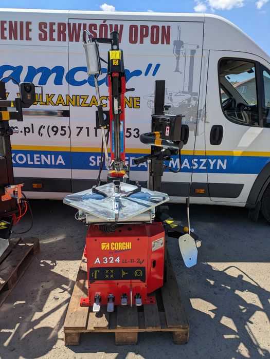 Montazownica do kół Corghi A324 FULL AUTOMAT bezłyżkowa Mega Stół!