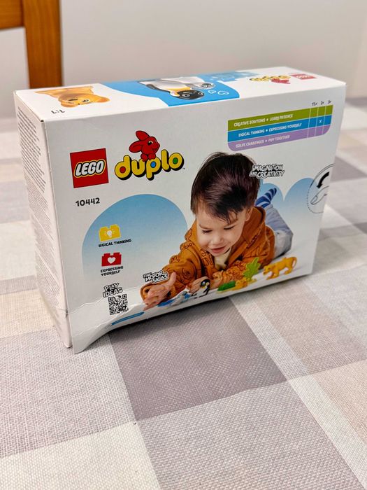 LEGO DUPLO 10442 Pinguins e Leões — caixa danificada