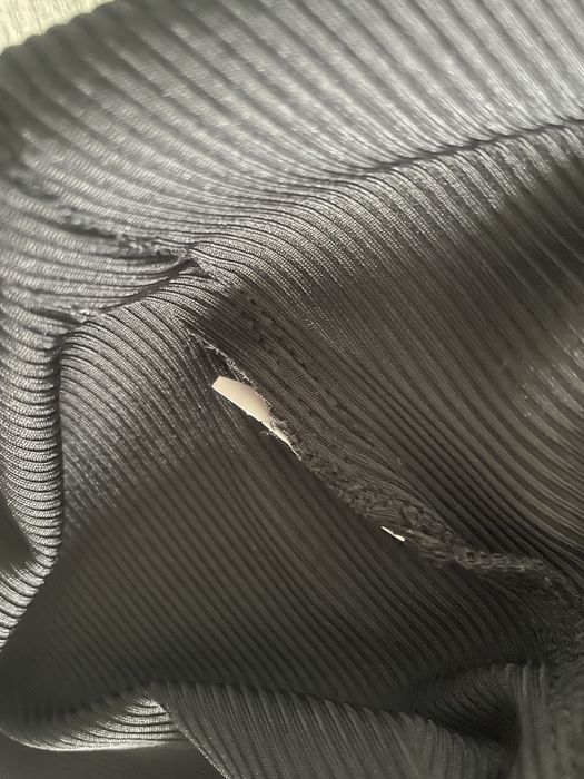 Getry leginsy dzwony prążek czarne XL jak NOWE