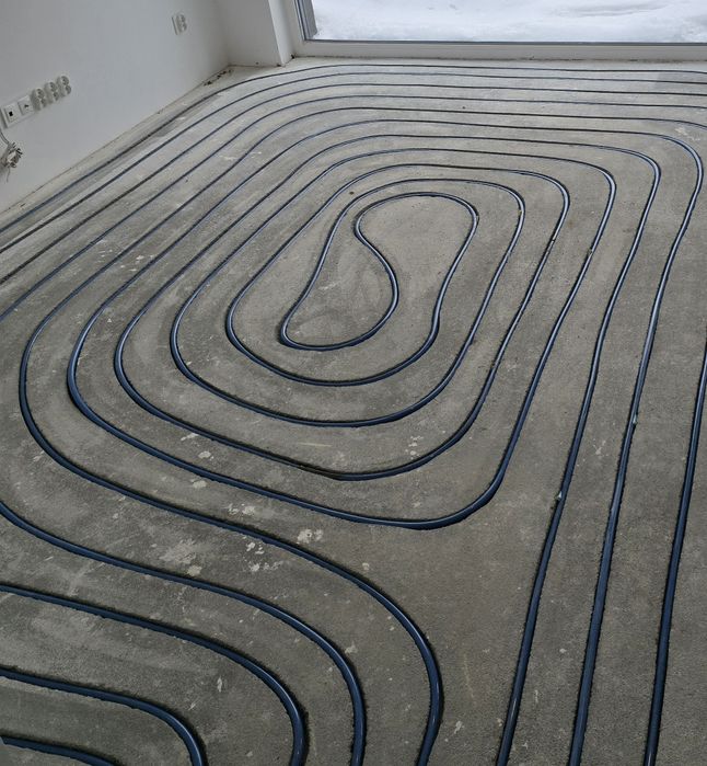 Ogrzewanie podłogowe Frezowanie