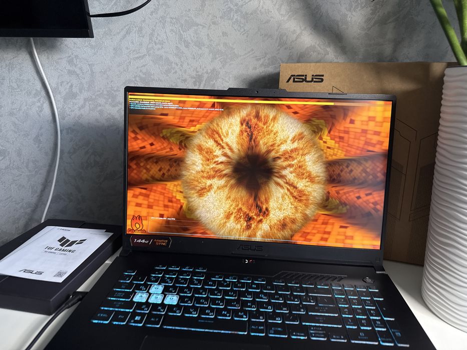 Asus Tuf F17/2025/i5-12th/RTX3050-4GB/144hz/16GB/512GB.
