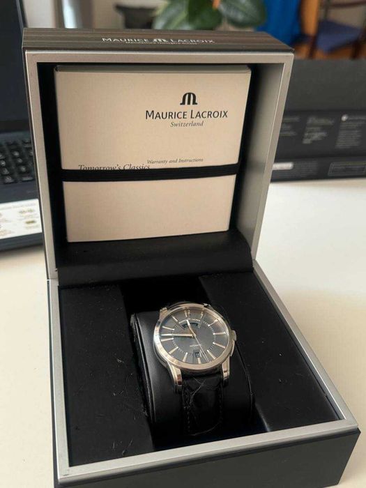 Швейцарський чоловічий наручний механічний годинник Maurice Lacroix