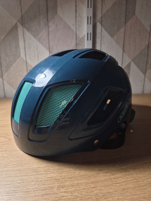 Шолом ABUS Hyban 2.0 (синій, жовтий) оригінал велосипедний