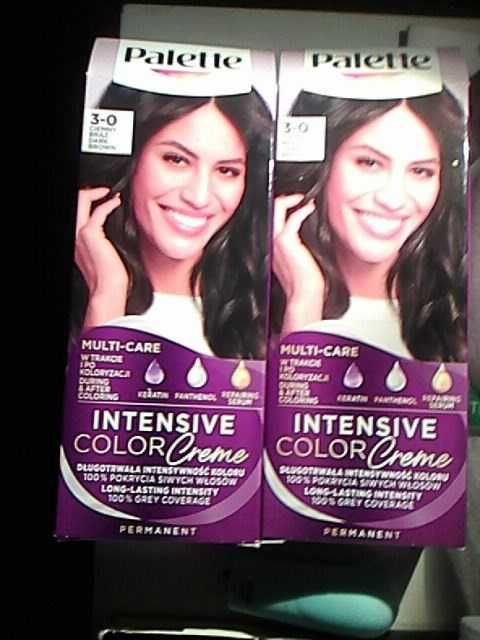 Dwie farby do wlosów c.brąz Palette