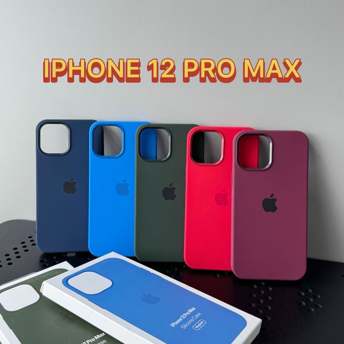Чехол для iPhone від 12 до 15/Pro/Pro Max Apple Silicone case з MagSafe