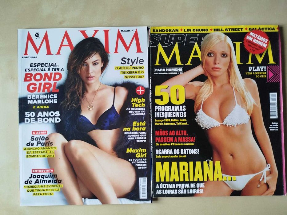 Revistas Maxim e super Maxim