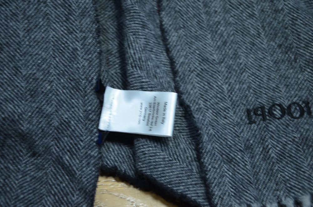 szal/szalik Joop! 100% wool szarości