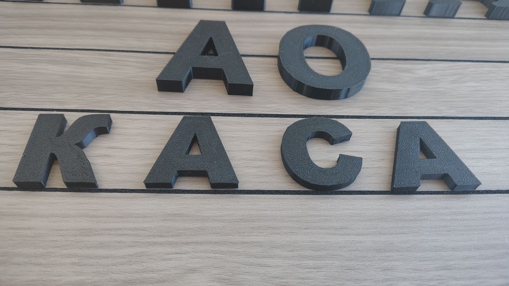 Об'ємні букви, слова, імена, подарунок  і т д з пластику будь-які.