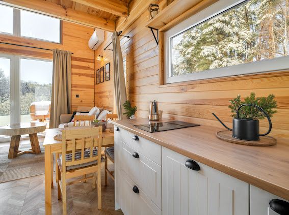 Domek na ferie  Warmia i Mazury kominek balia wyłączność jeden