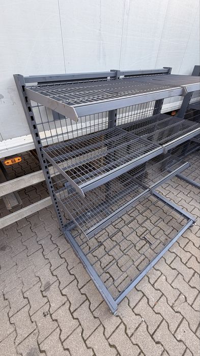 Duży regał magazynowy modułowy mobilny