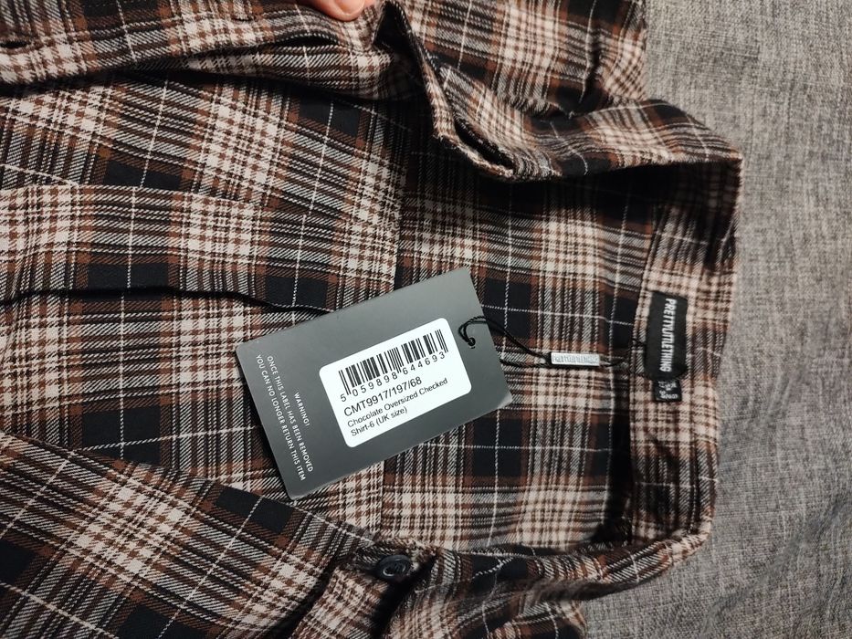 Картата сорочка жіноча нова