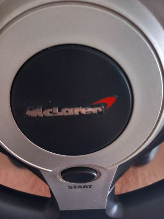 Volante McLaren p/ PS1/PS2 com Pedais e Manete - Testado e a Funciona
