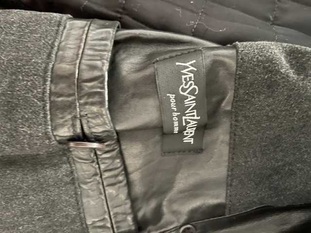 Casaco de pele Yves Saint Laurent