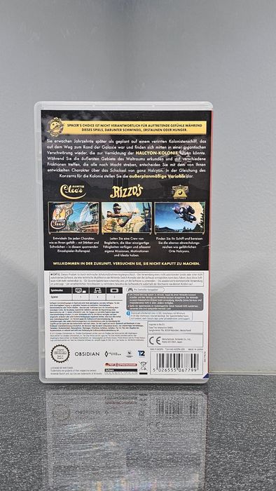 The Outer Worlds Nintendo Switch