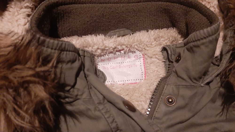 Kurtka parka lekka Nutmeg roz. 140-146