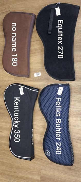 Podkładka pod siodło memory Kentucky, Equitex, brązowa