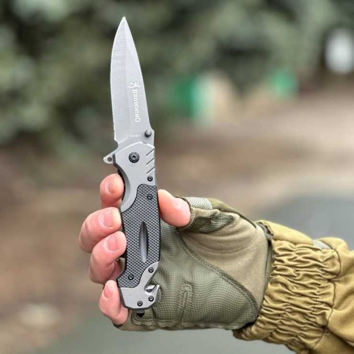 ТОП! Нож складной Browning Browning FA18-1 тактический Браунінг ніж со стропорезом