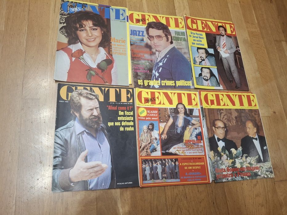 Revistas vintage gente e nova gente