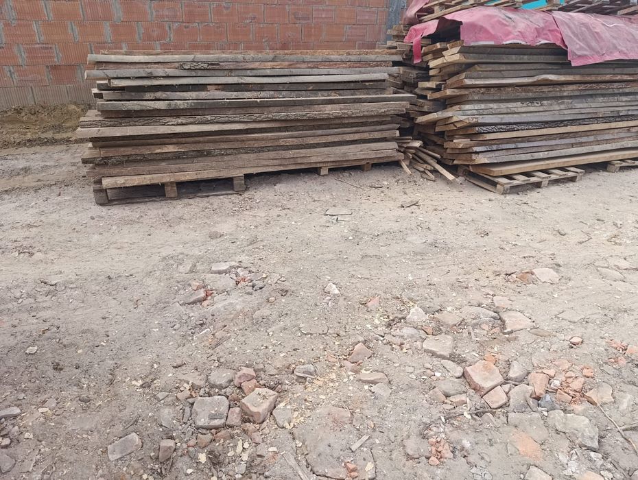 Bale dębowe  grubość 5 cm długość 2.5 m