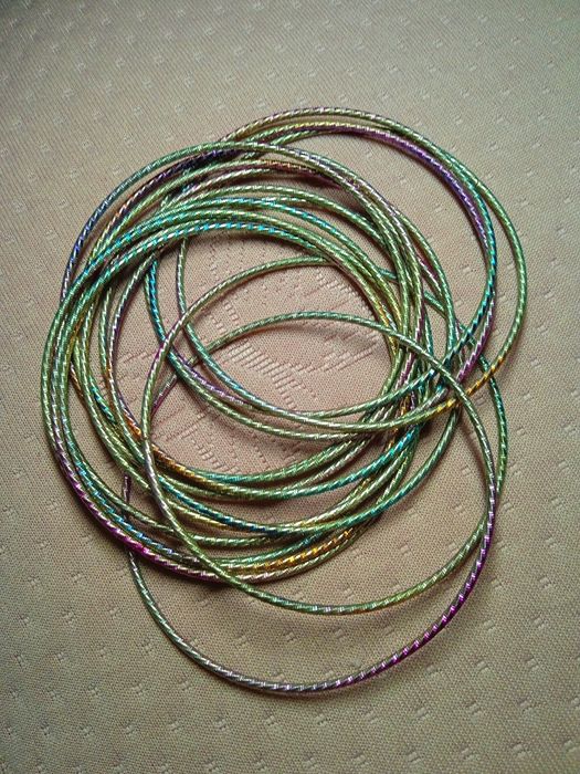 Metalowa bransoletka