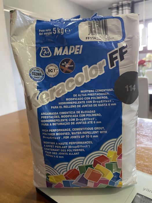 Argamassa Cor Antracite da Mapei - 5 kg