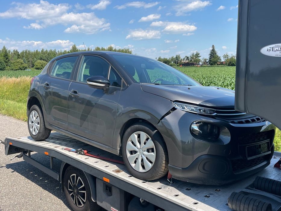 Citroën C3 Nawigacja Duży Wyświetlacz Asystent Pasa Czujniki Serwis Aso Niemcy