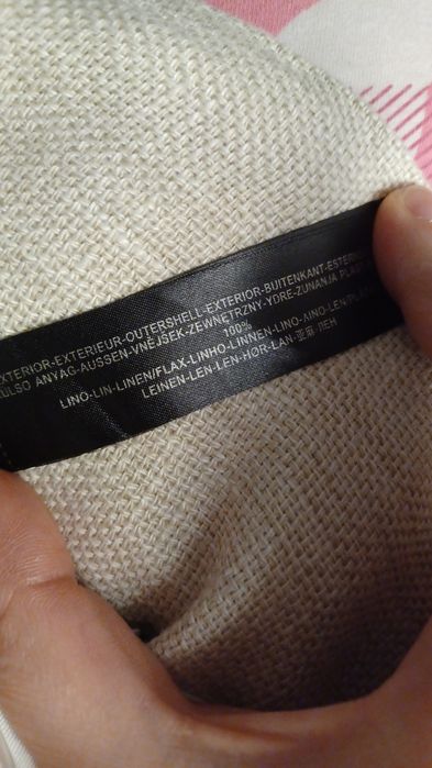 Lekki Płaszczyk Narzutka 100% len Massimo Dutti L