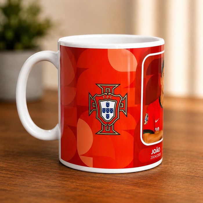 Canecas dos jogadores do mundial