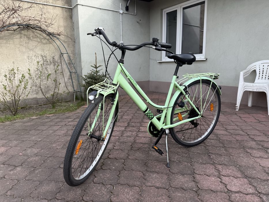 Rower Miejski Damka Verde 7 biegów Oświetlenie