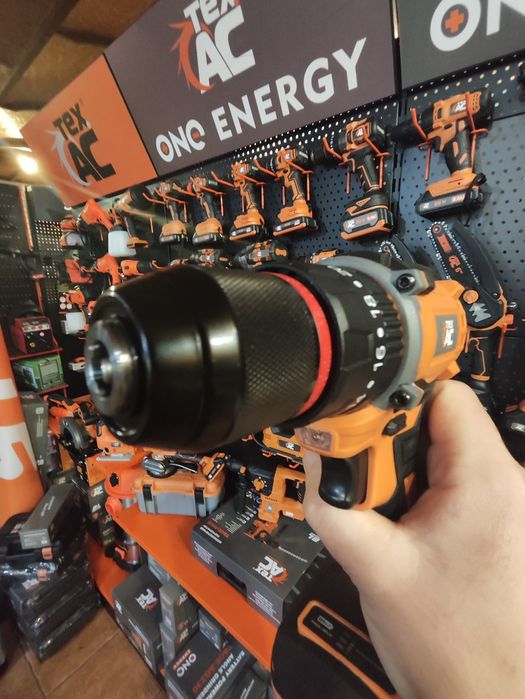 Аккумуляторный Бесщет. ударный шуруповёрт Техас TAOE-CD38LN/ТУШКА/Гар3