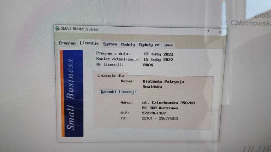 Zestaw sprzedażowo-magazynowy komputer x2 terminal POS dotykowy ekran