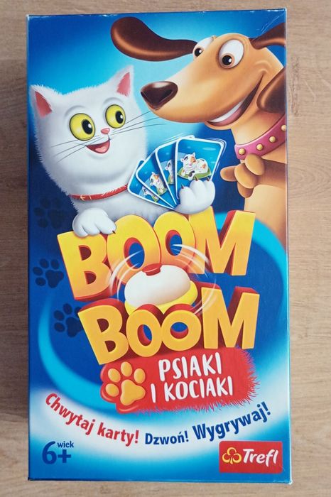 Gra Boom Boom Psiaki i kociaki TREFL 6+