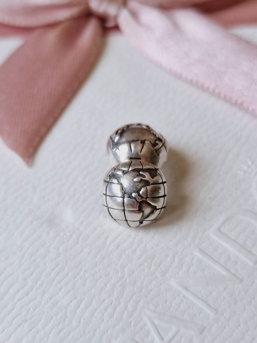 Contas Originais da Pandora Coração Sininho Disney Clip Globo Mundo Murano Tiara Corrente Segurança