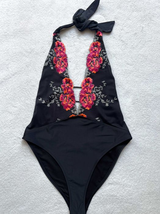 Piękny jednoczęściowy kostium kąpielowy strój River Island - rozm.42