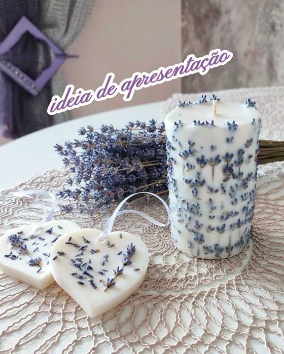 Ramo de lavanda seca natural