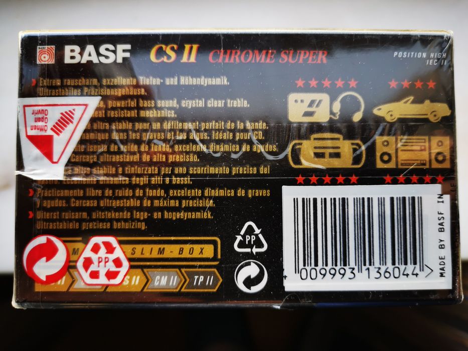 Cassete Audio BASF seladas64751786765057121