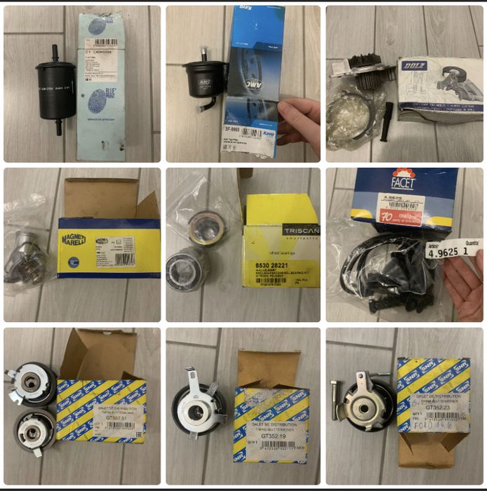 Лот авто запчастин  ( 60 шт)