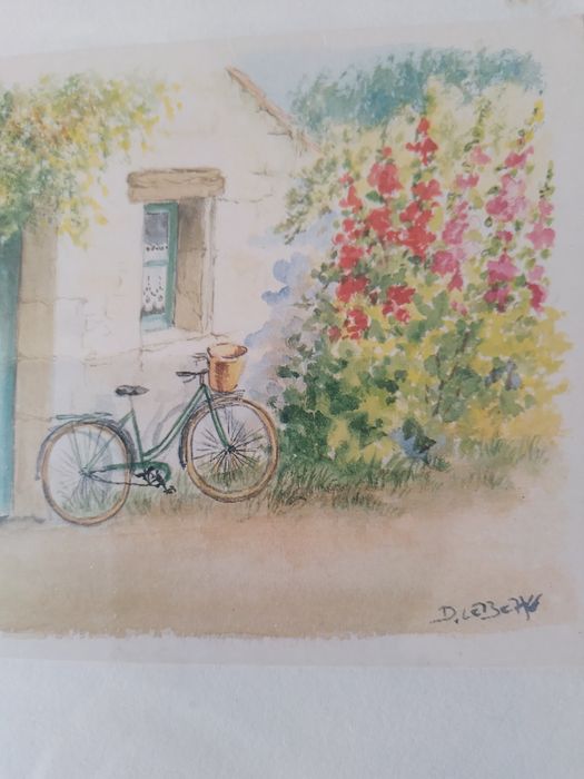 Stare wydruki akwareli Danielle Lebeau