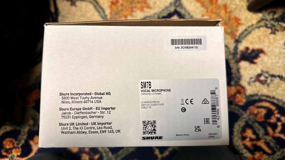 Mikrofon Shure SM7B - oryginał