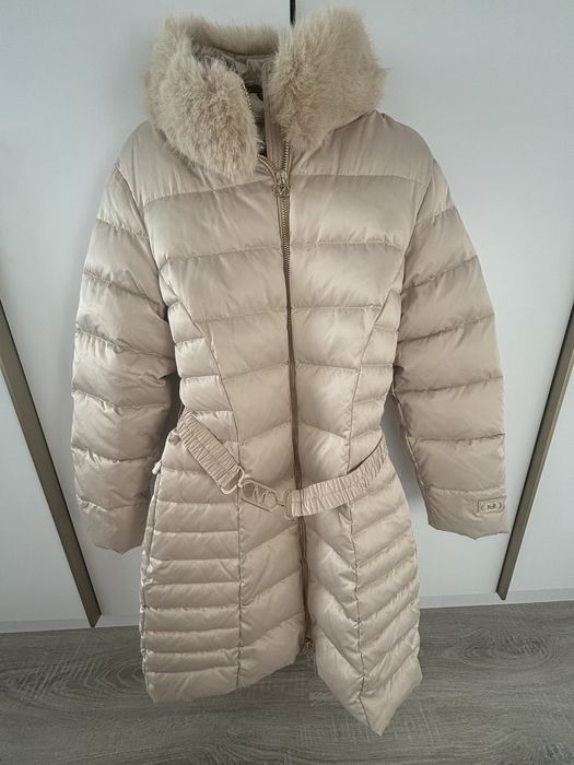 Puchowy plaszcz zimowy Guess Marciano kaczy puch 44IT 34 36 38 PL